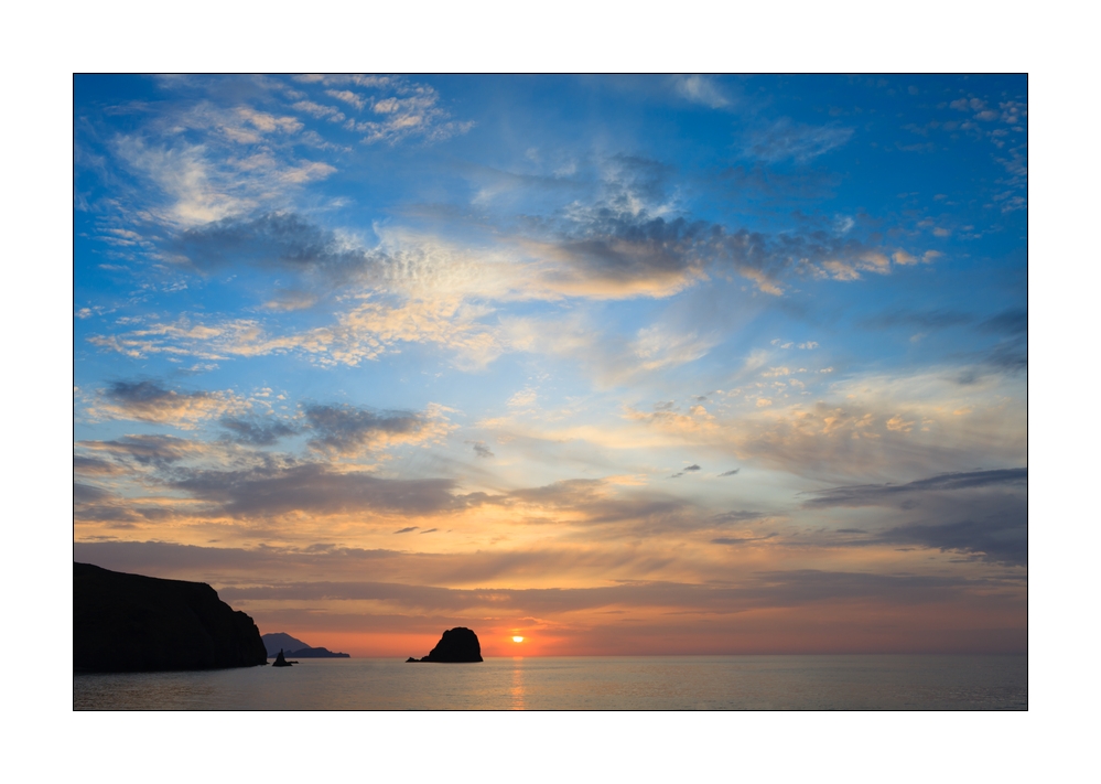 Sonnenuntergang auf Milos