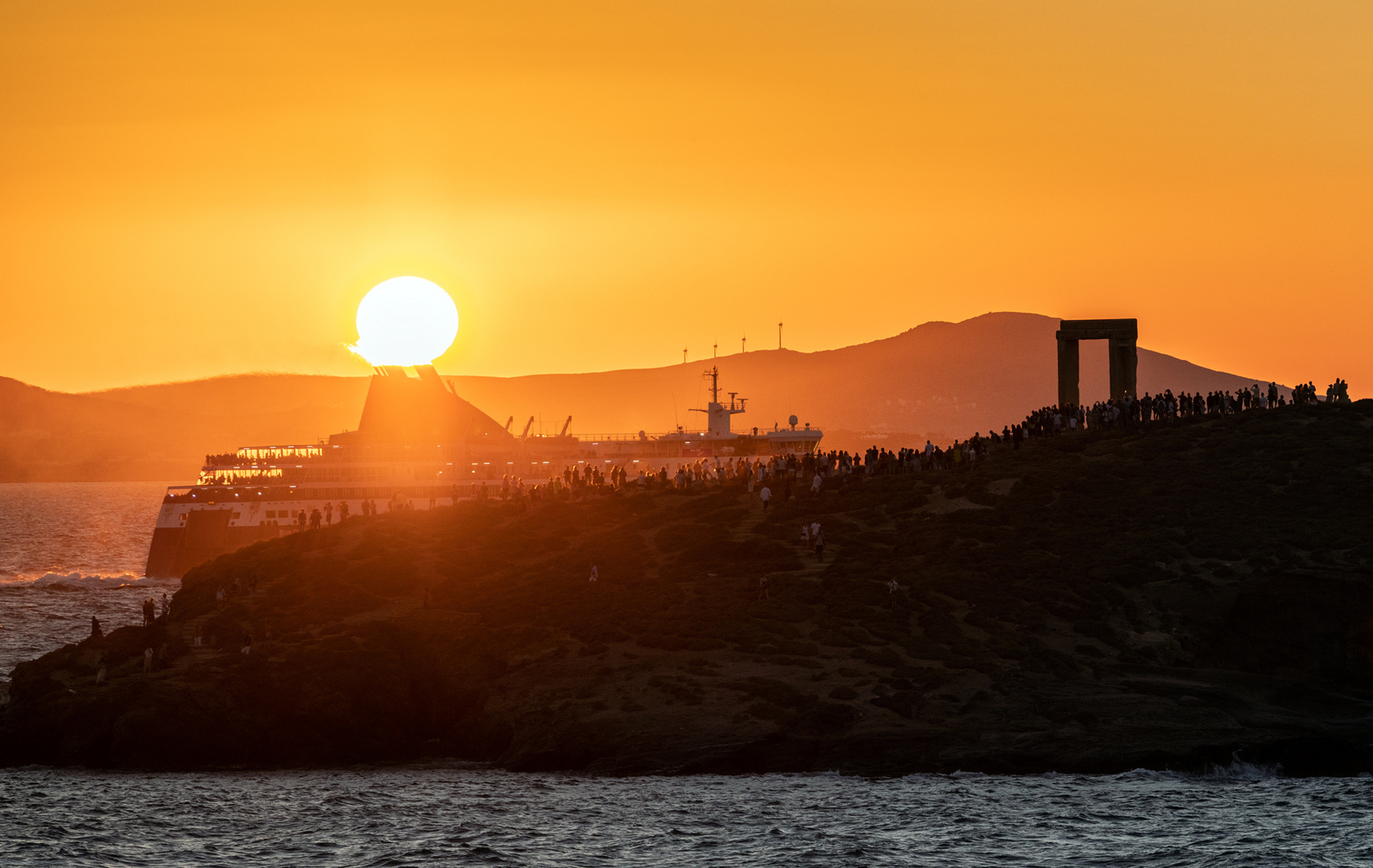 Sonnenuntergang auf Naxos