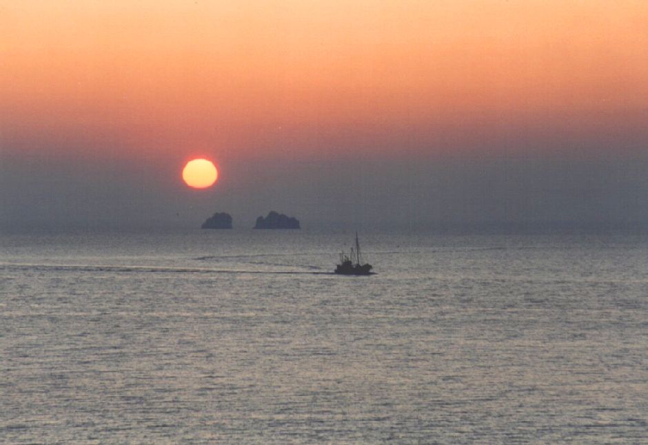 Sonnenuntergang auf Naxos