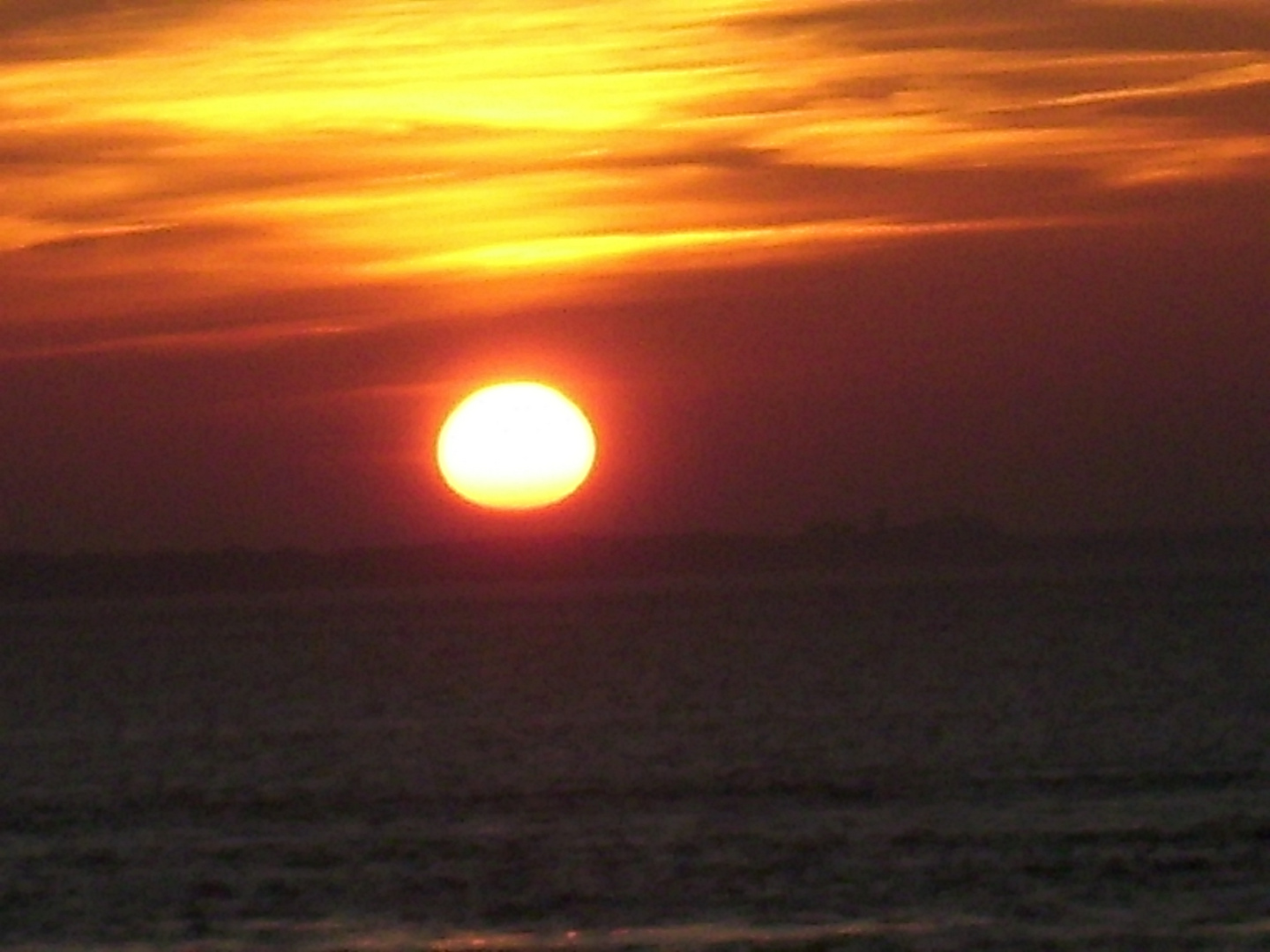 Sonnenuntergang auf Norderney