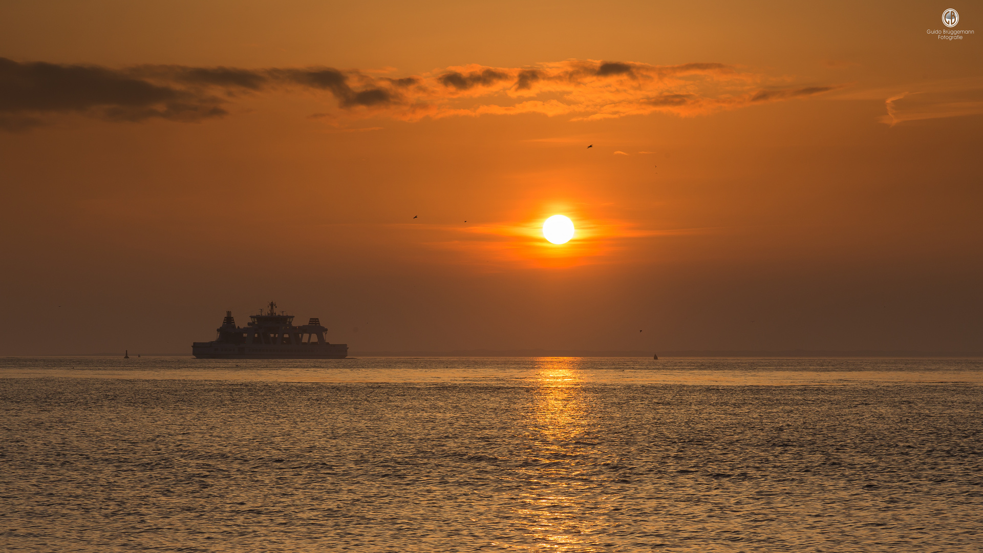 Sonnenuntergang auf Norderney