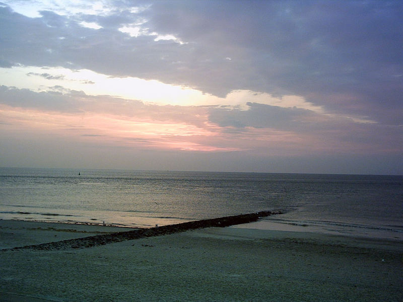 Sonnenuntergang auf Norderney