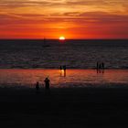 Sonnenuntergang auf Norderney