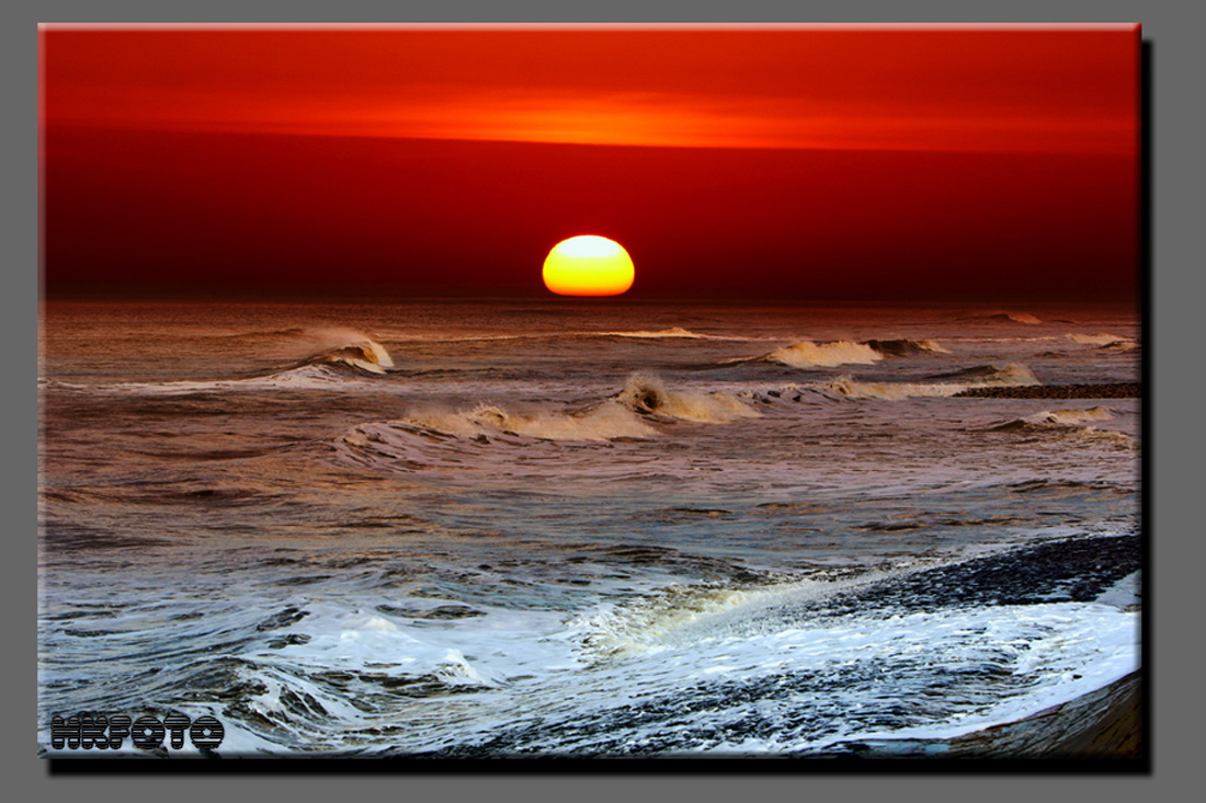 Sonnenuntergang auf Norderney