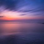 Sonnenuntergang auf Norderney zur blauen Stunde