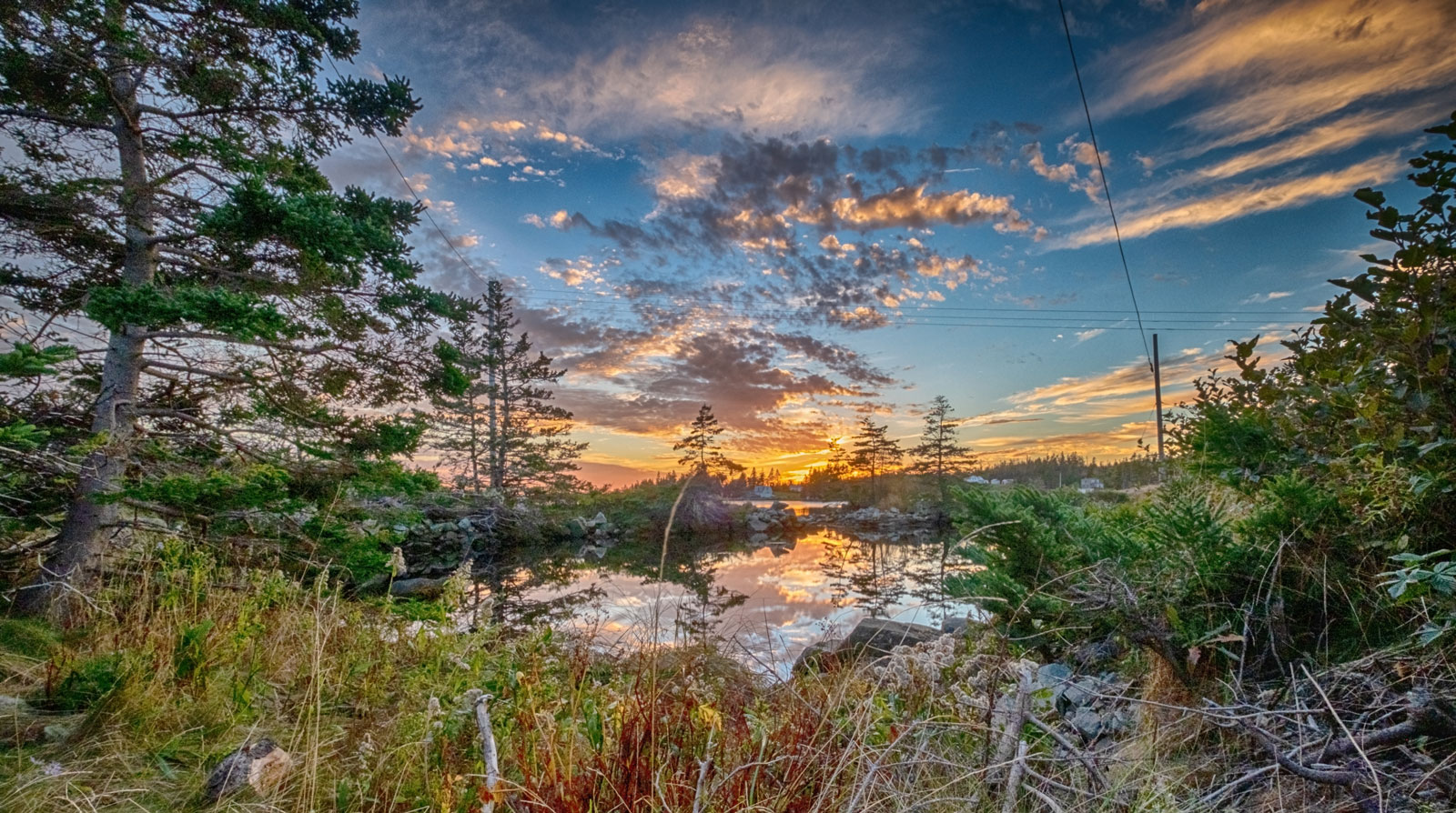 Sonnenuntergang auf Nova Scotia