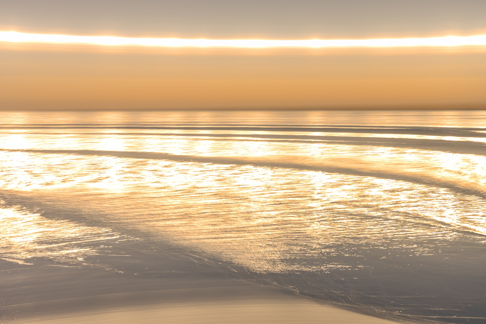 Sonnenuntergang auf Ostseeinsel Hiddensee