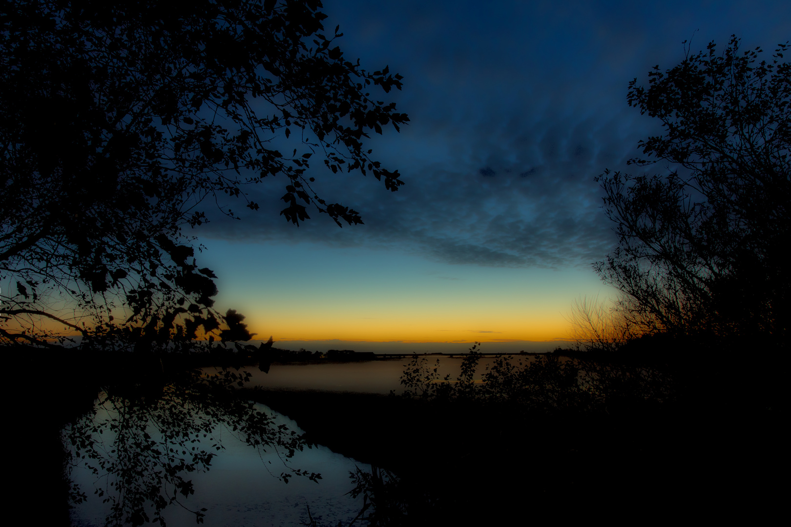 Sonnenuntergang auf Pellworm