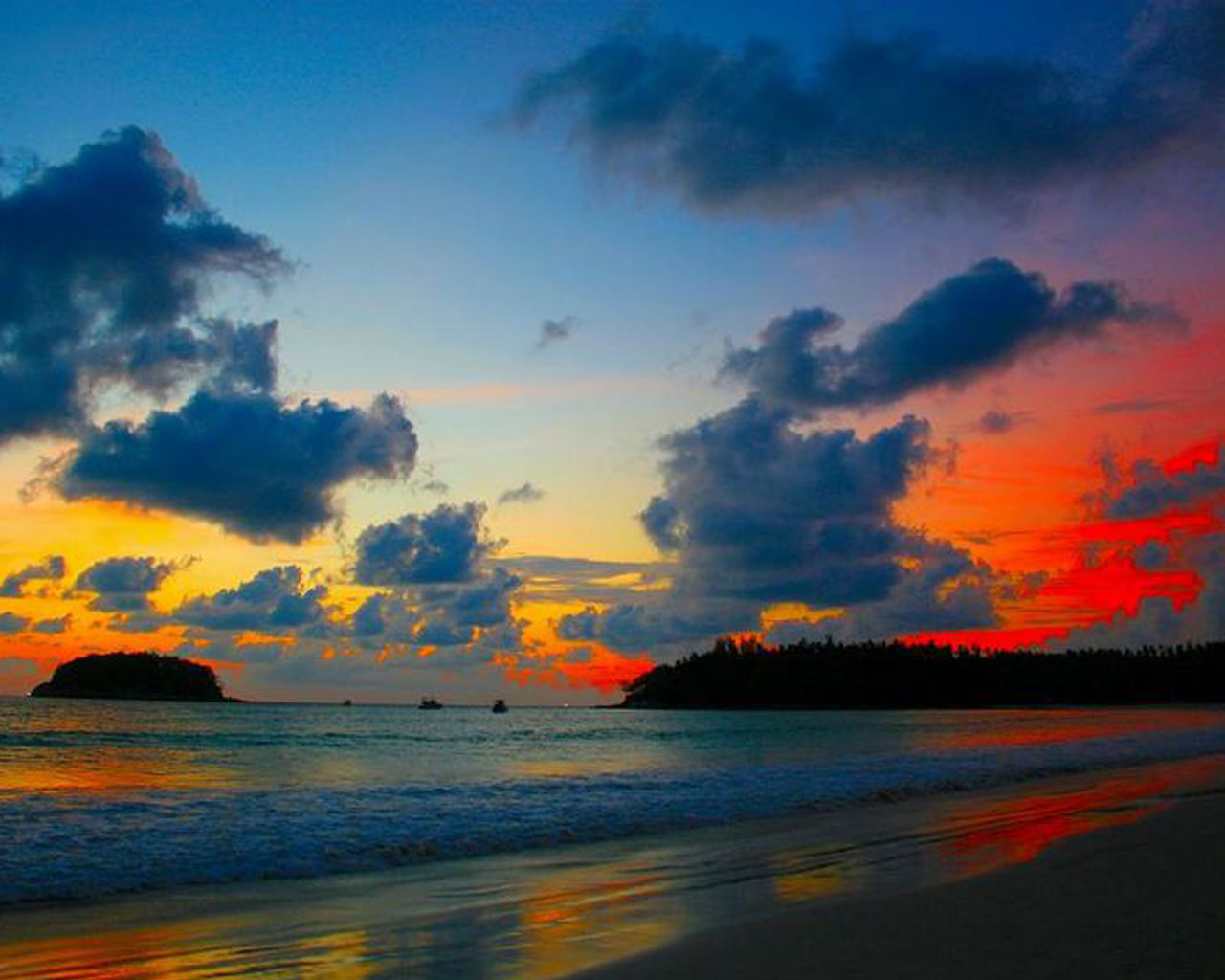 Sonnenuntergang auf Phuket Thailand