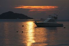 Sonnenuntergang auf Praslin