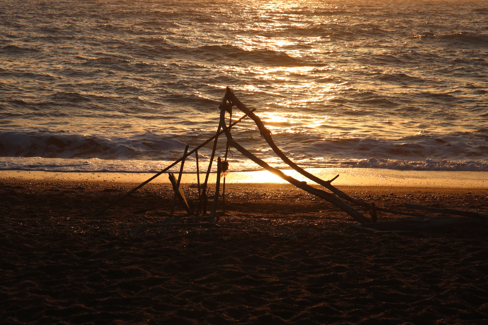 Sonnenuntergang auf Rhodos