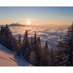 Sonnenuntergang auf Rigi