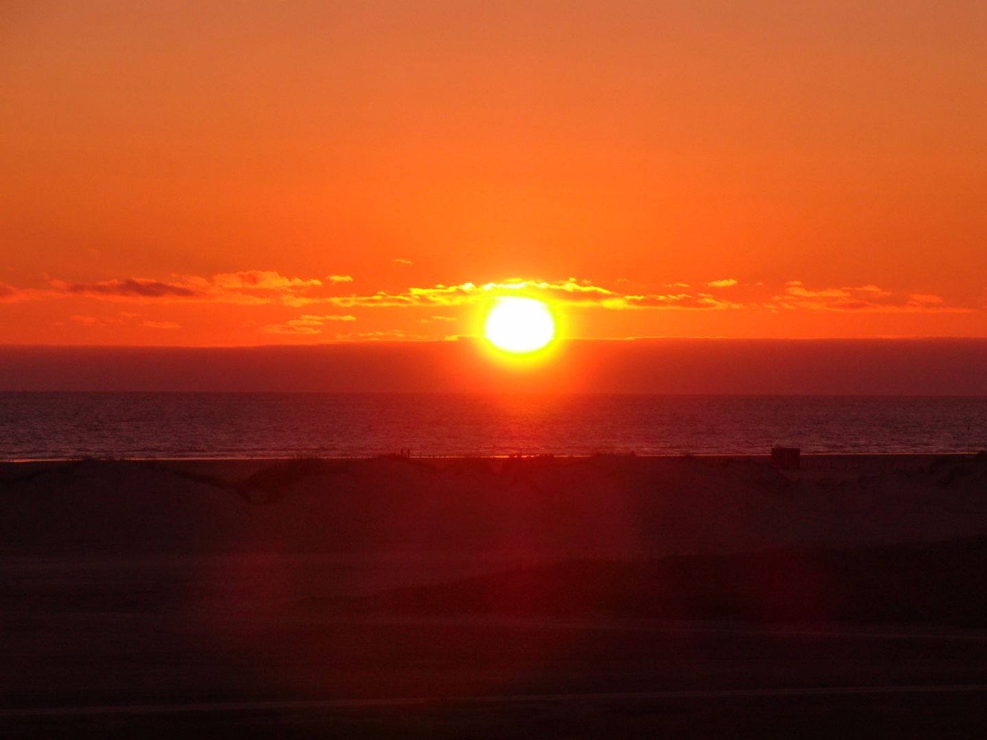 Sonnenuntergang auf Römö