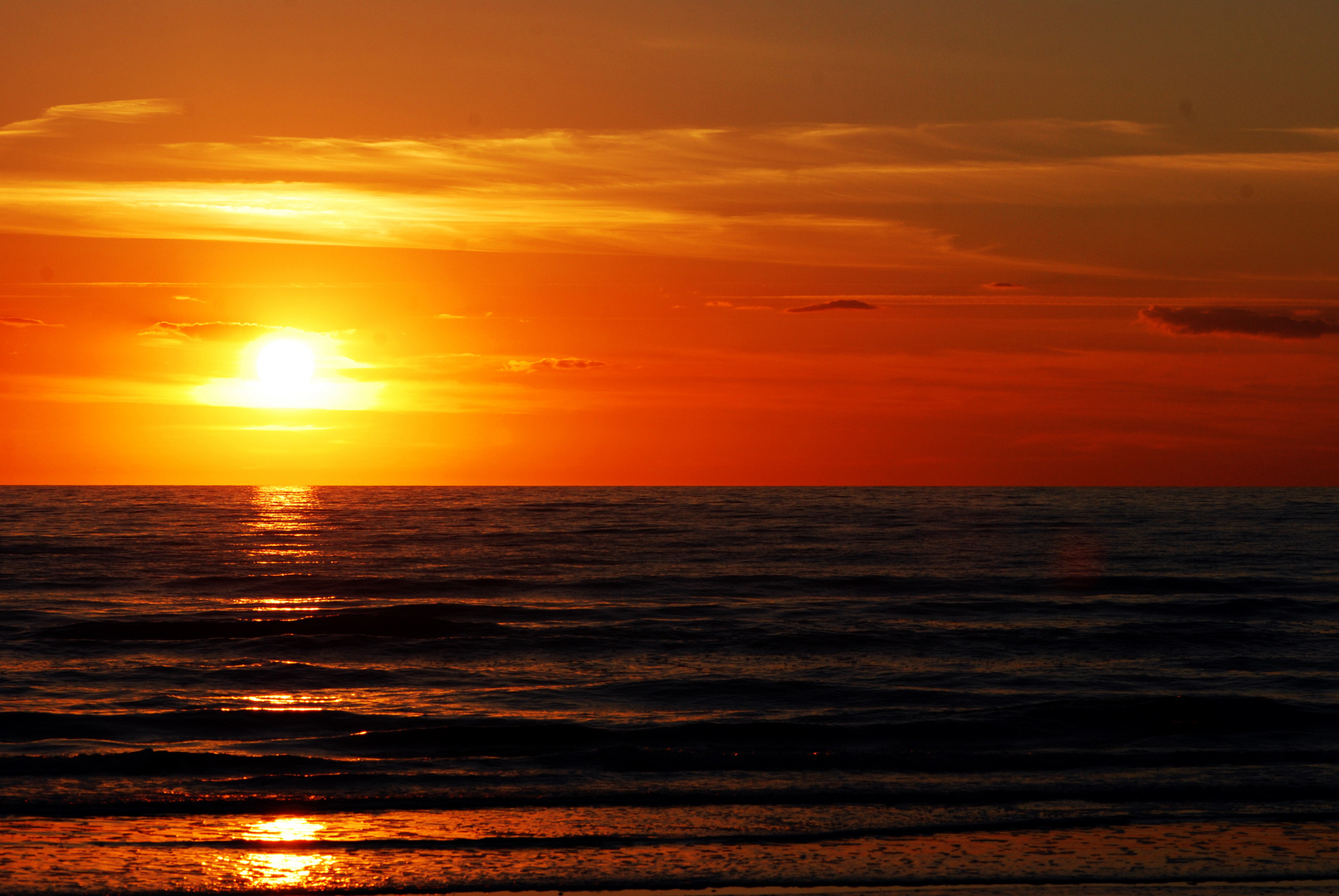 Sonnenuntergang auf Romo