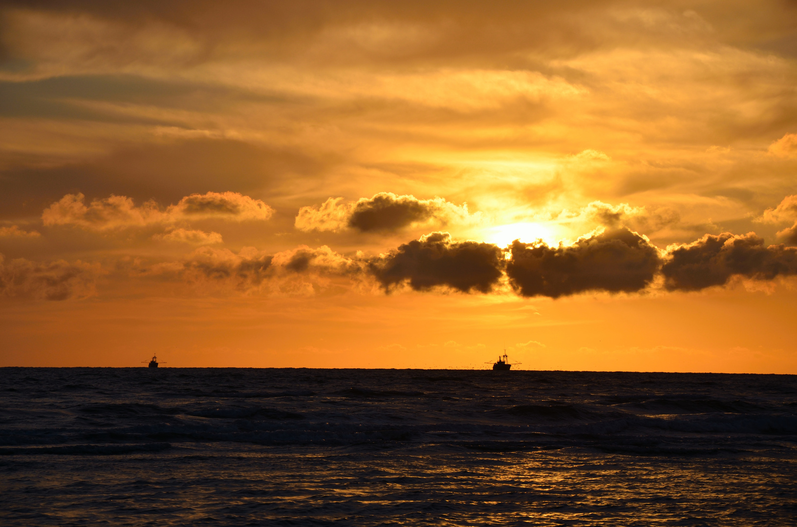 Sonnenuntergang auf Romö