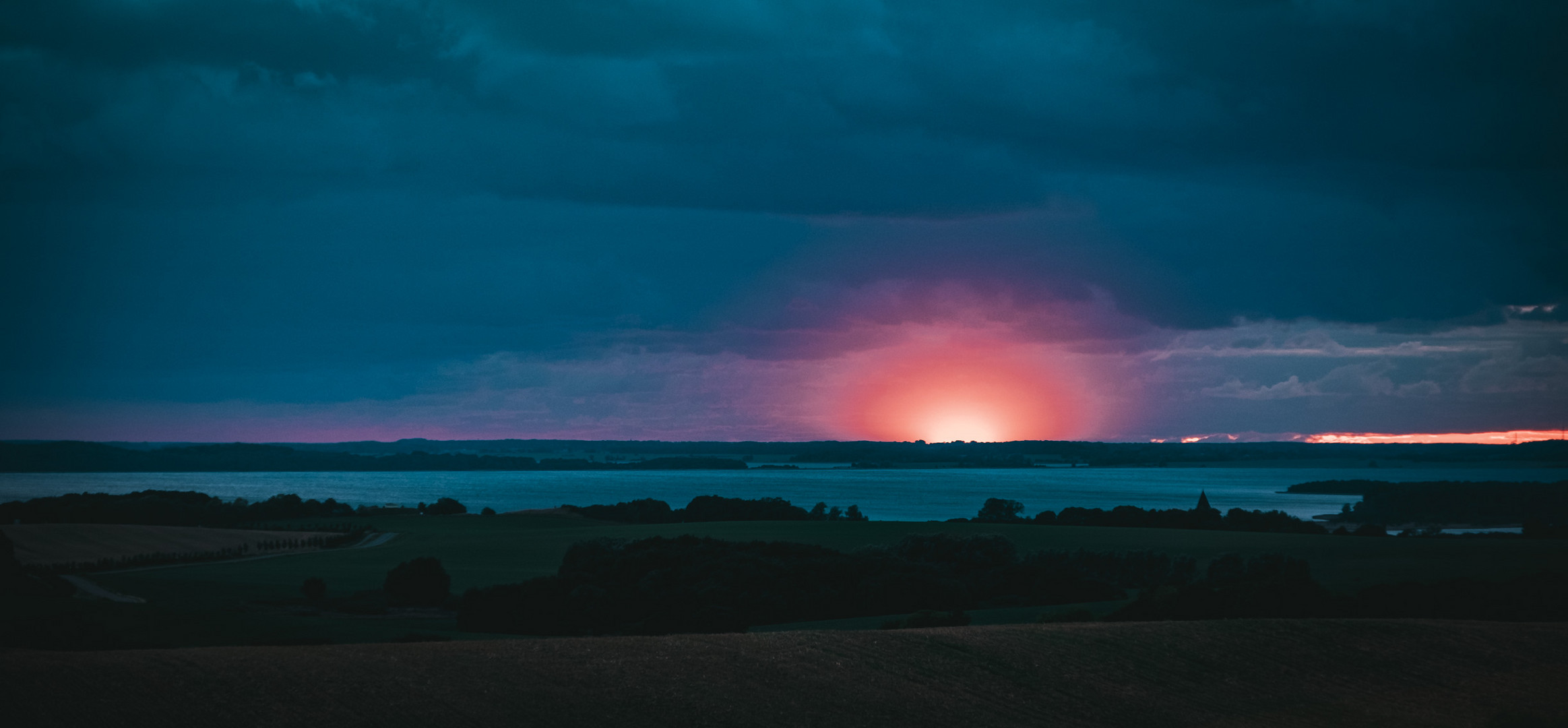 Sonnenuntergang auf Rügen