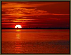 Sonnenuntergang auf Rügen