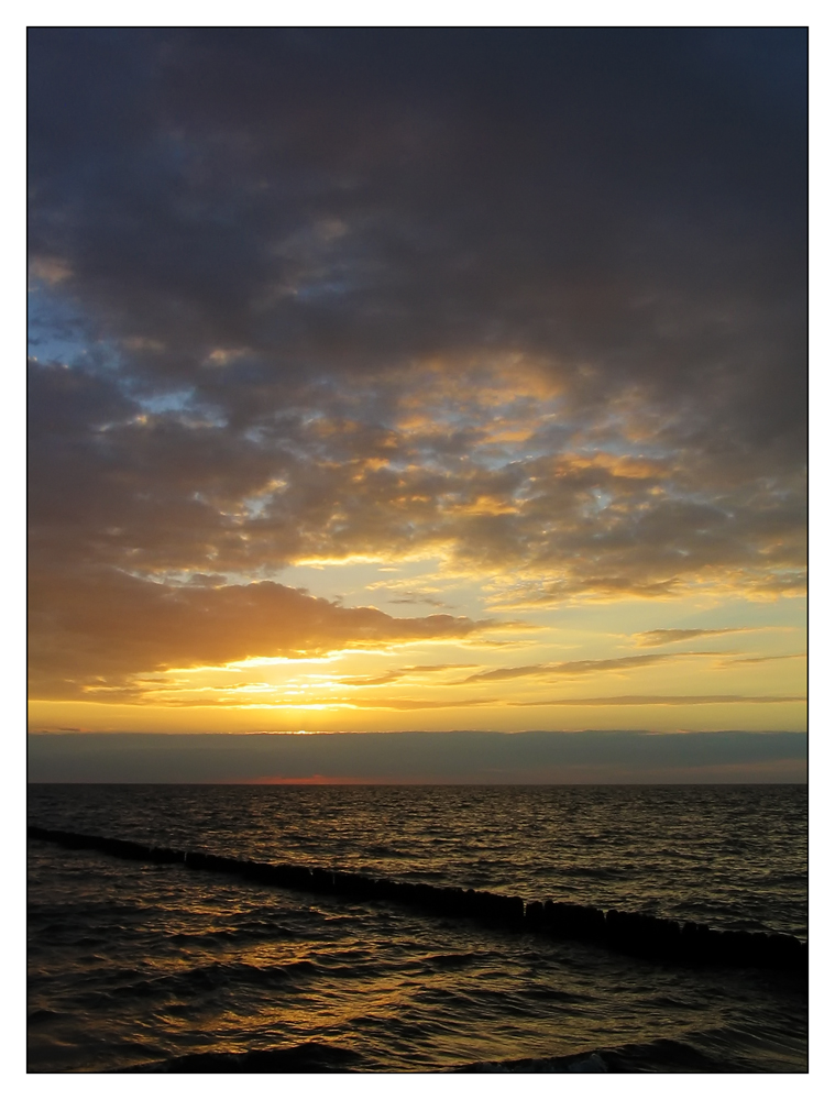 Sonnenuntergang auf Rügen