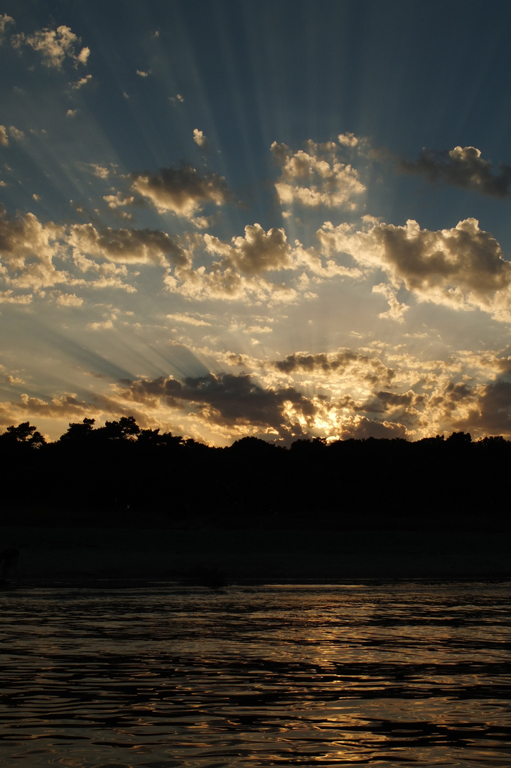 Sonnenuntergang auf Rügen