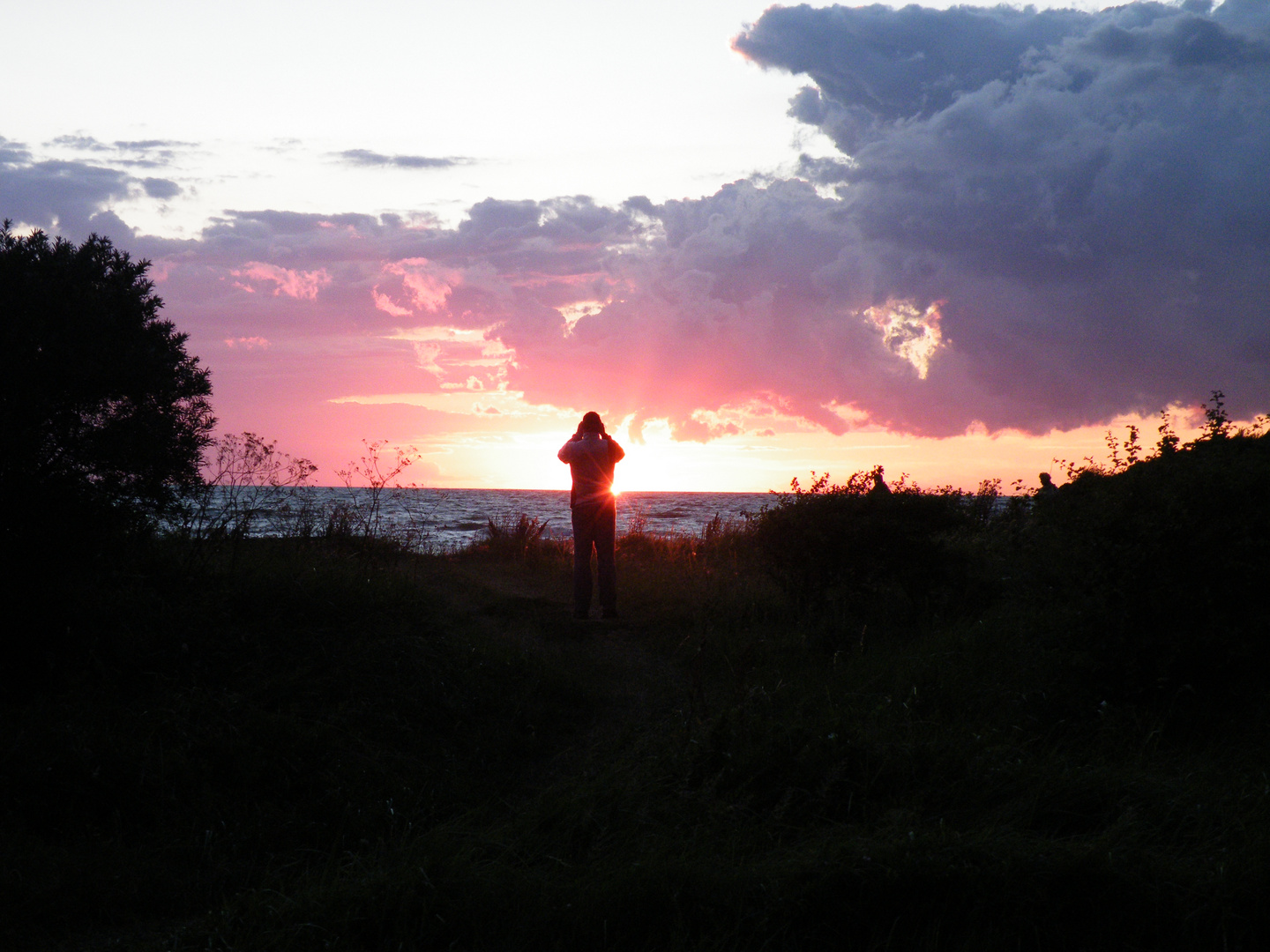 Sonnenuntergang auf Rügen 2, 2010