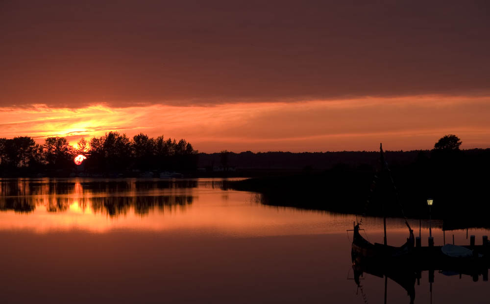 Sonnenuntergang auf Rügen