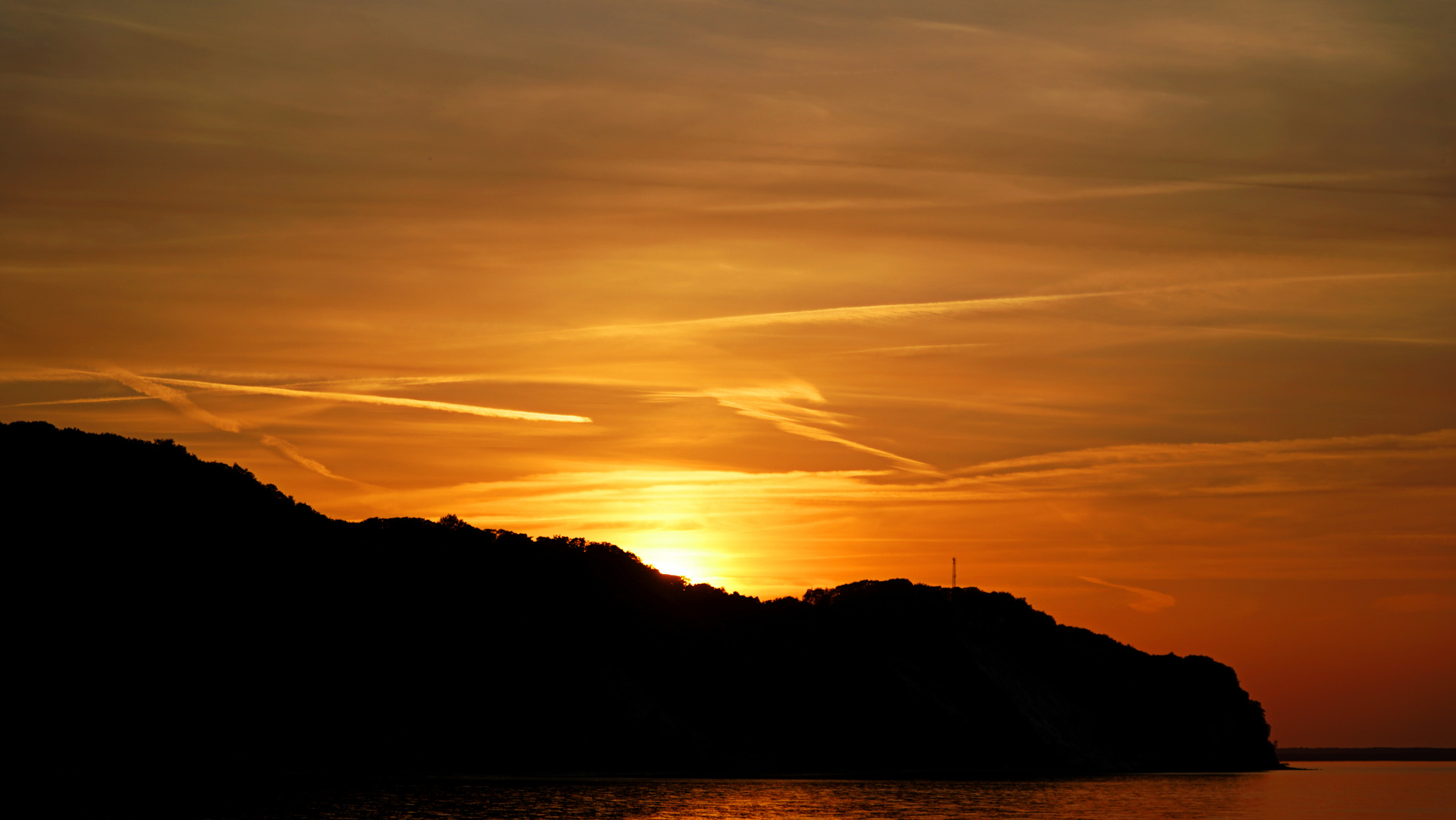 Sonnenuntergang auf Rügen