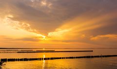 Sonnenuntergang auf Rügen