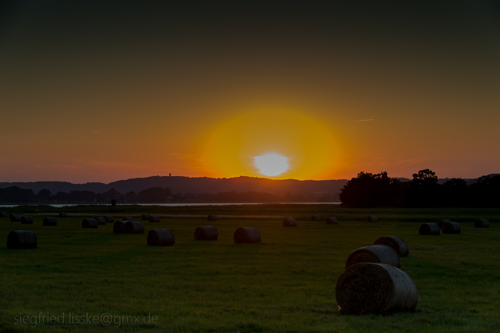 Sonnenuntergang auf Rügen