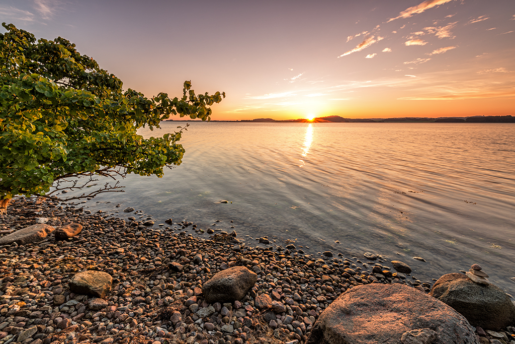 Sonnenuntergang auf Rügen