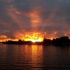 sonnenuntergang auf rügen