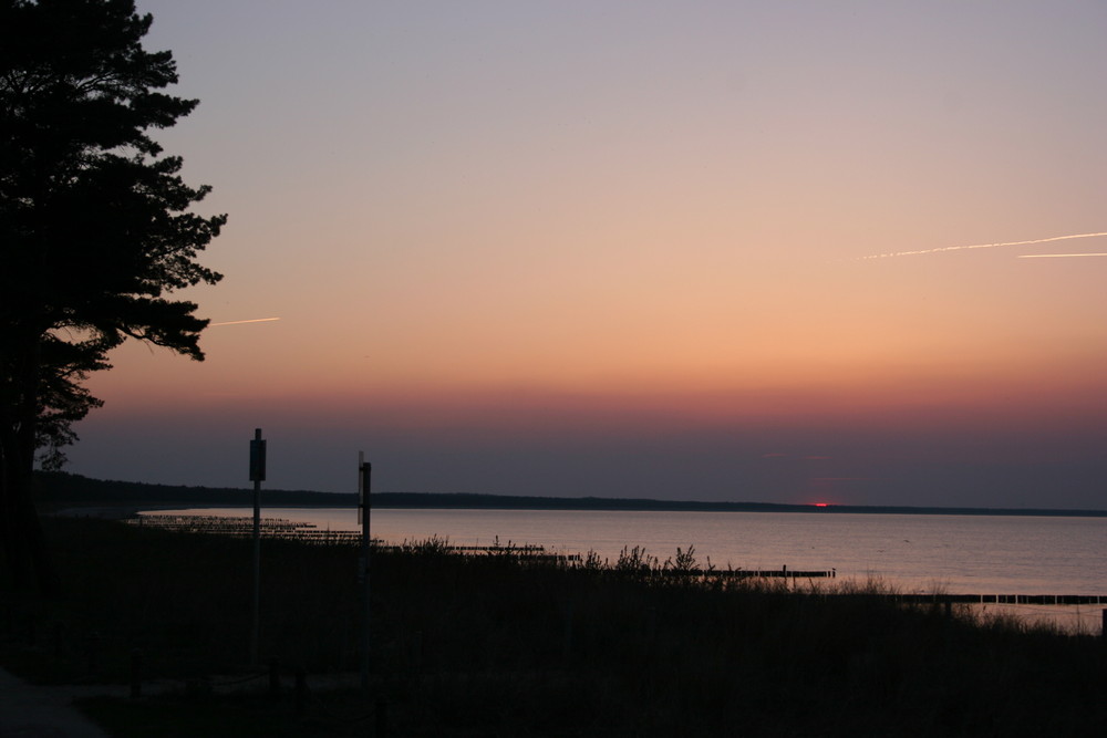 Sonnenuntergang auf Rügen