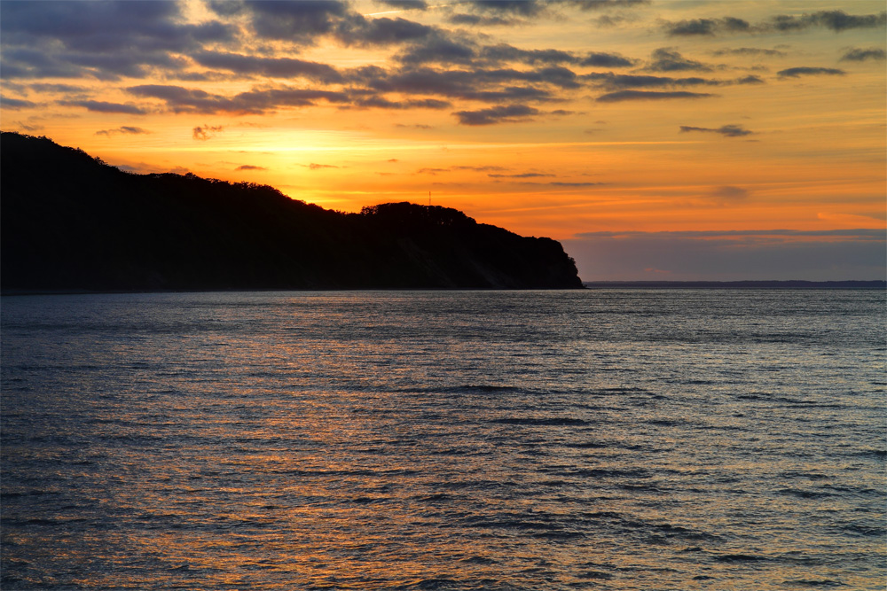 Sonnenuntergang auf Rügen