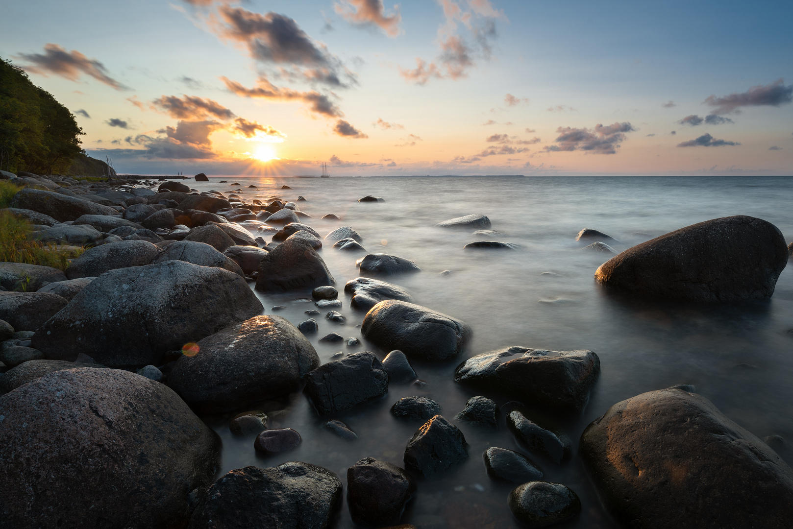 Sonnenuntergang auf Rügen