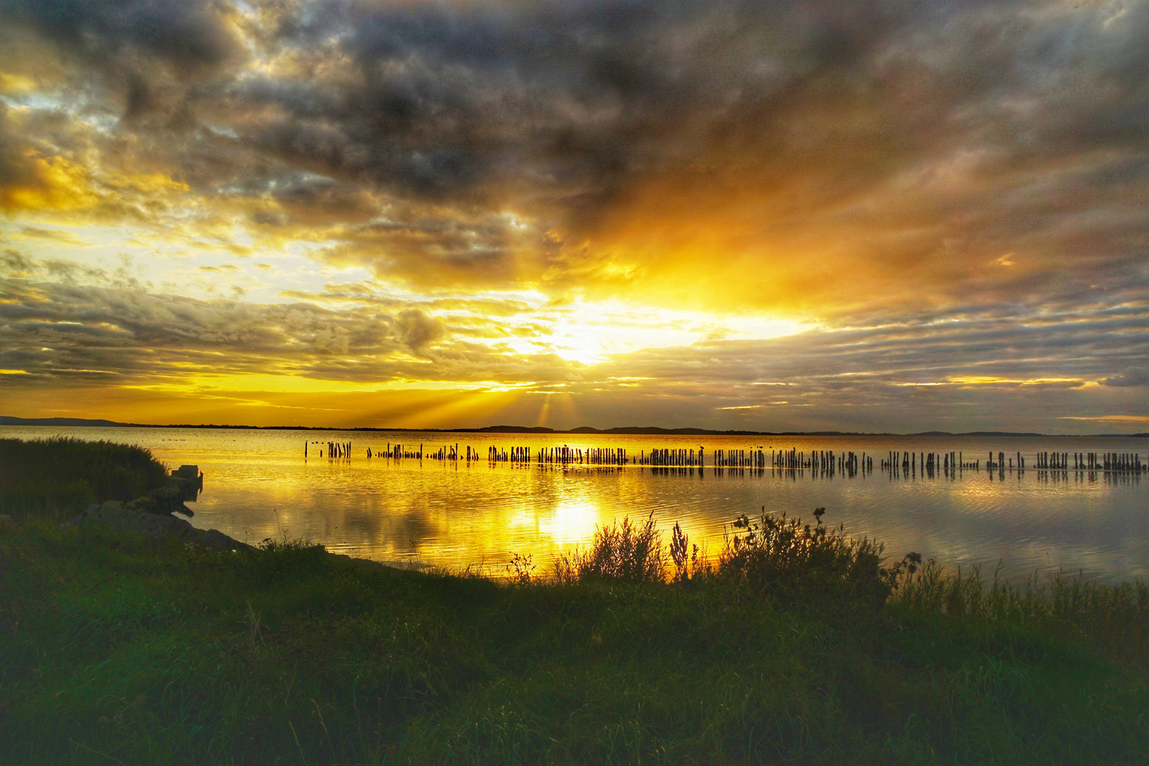 Sonnenuntergang auf Rügen