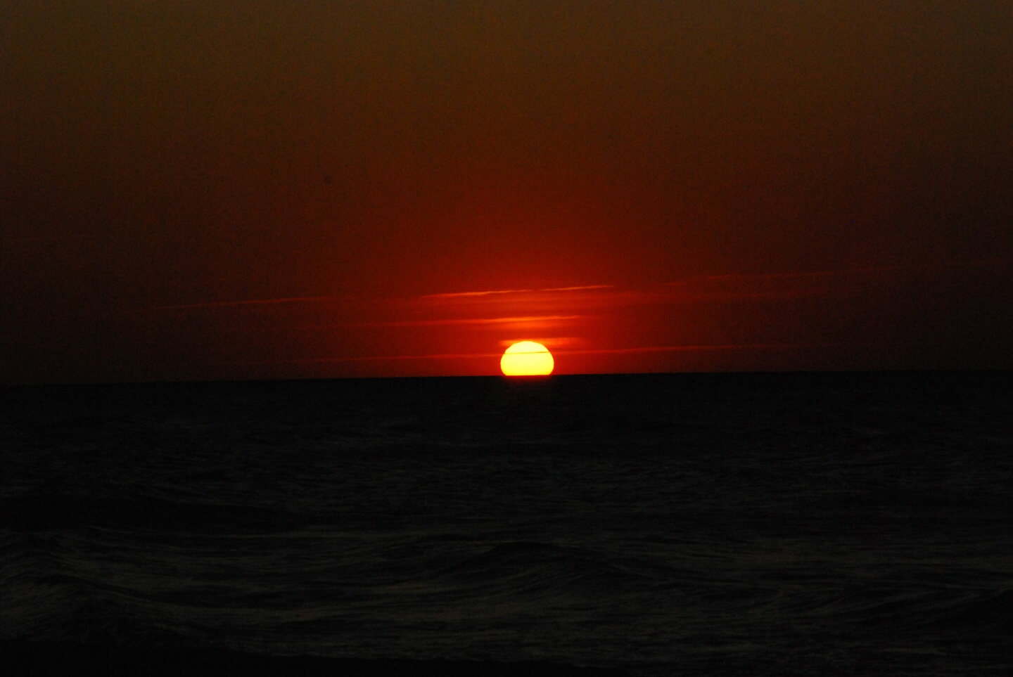 Sonnenuntergang auf Rügen