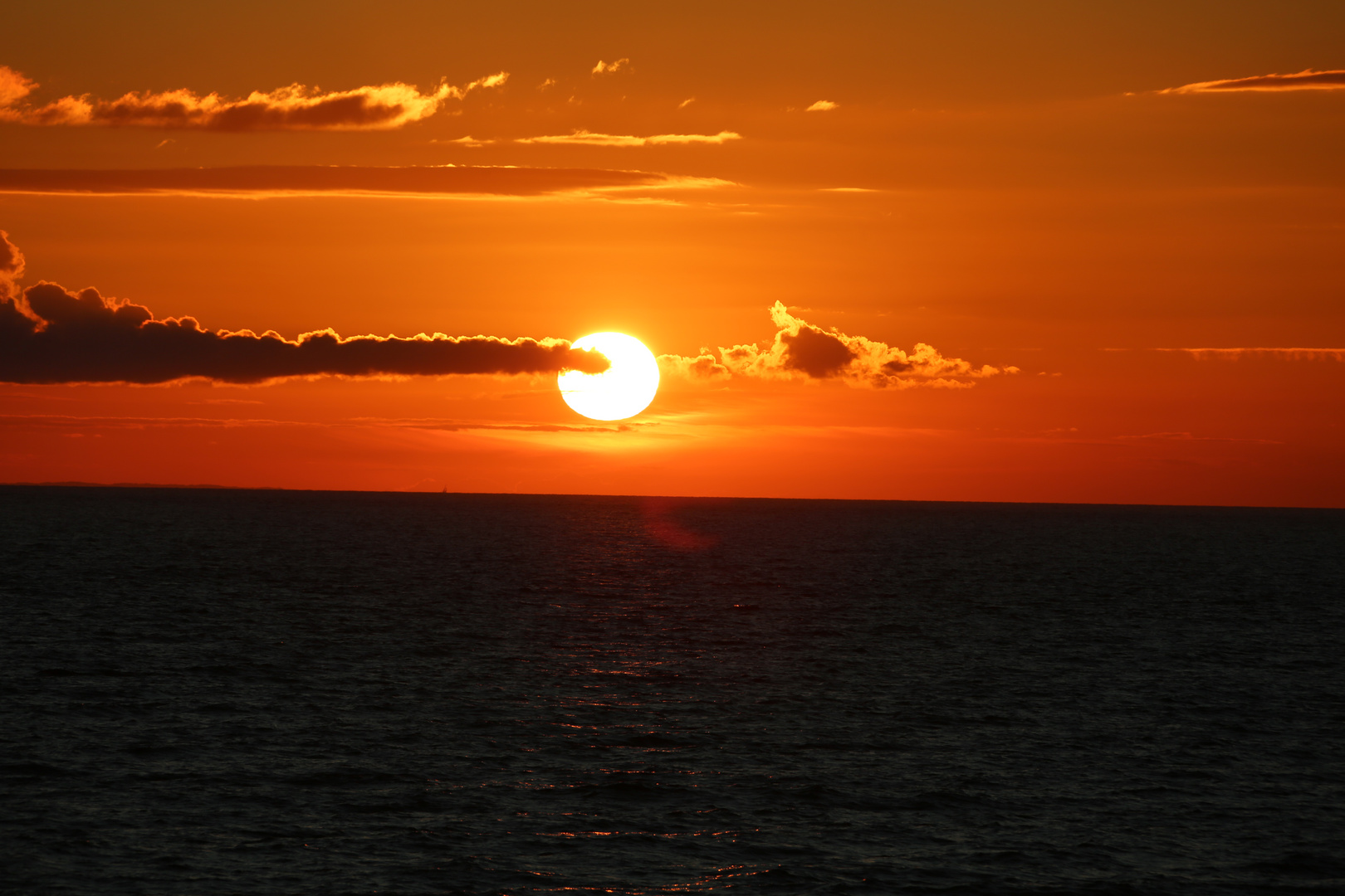 Sonnenuntergang auf Rügen (Dranske) II.