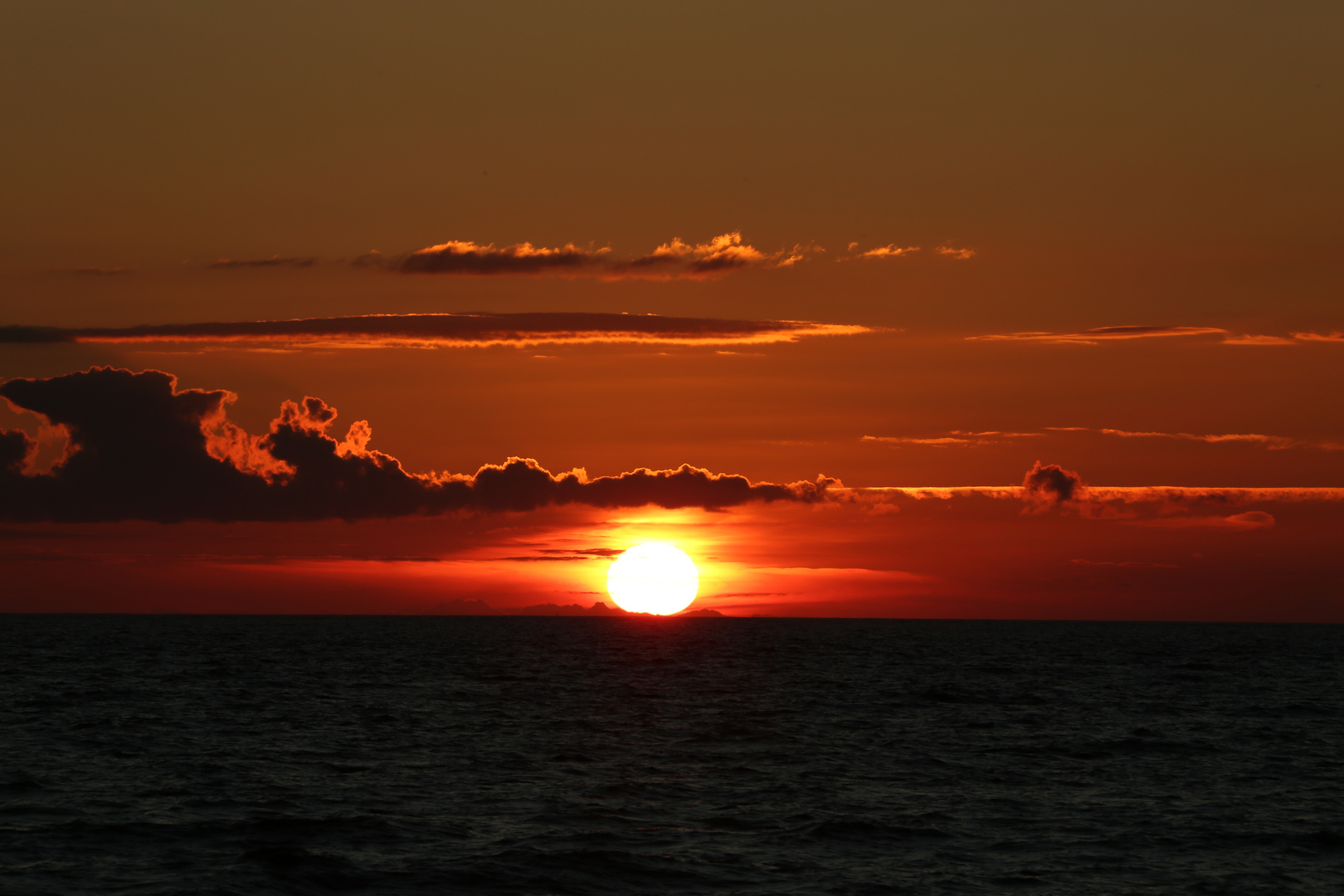 Sonnenuntergang auf Rügen (Dranske) III.