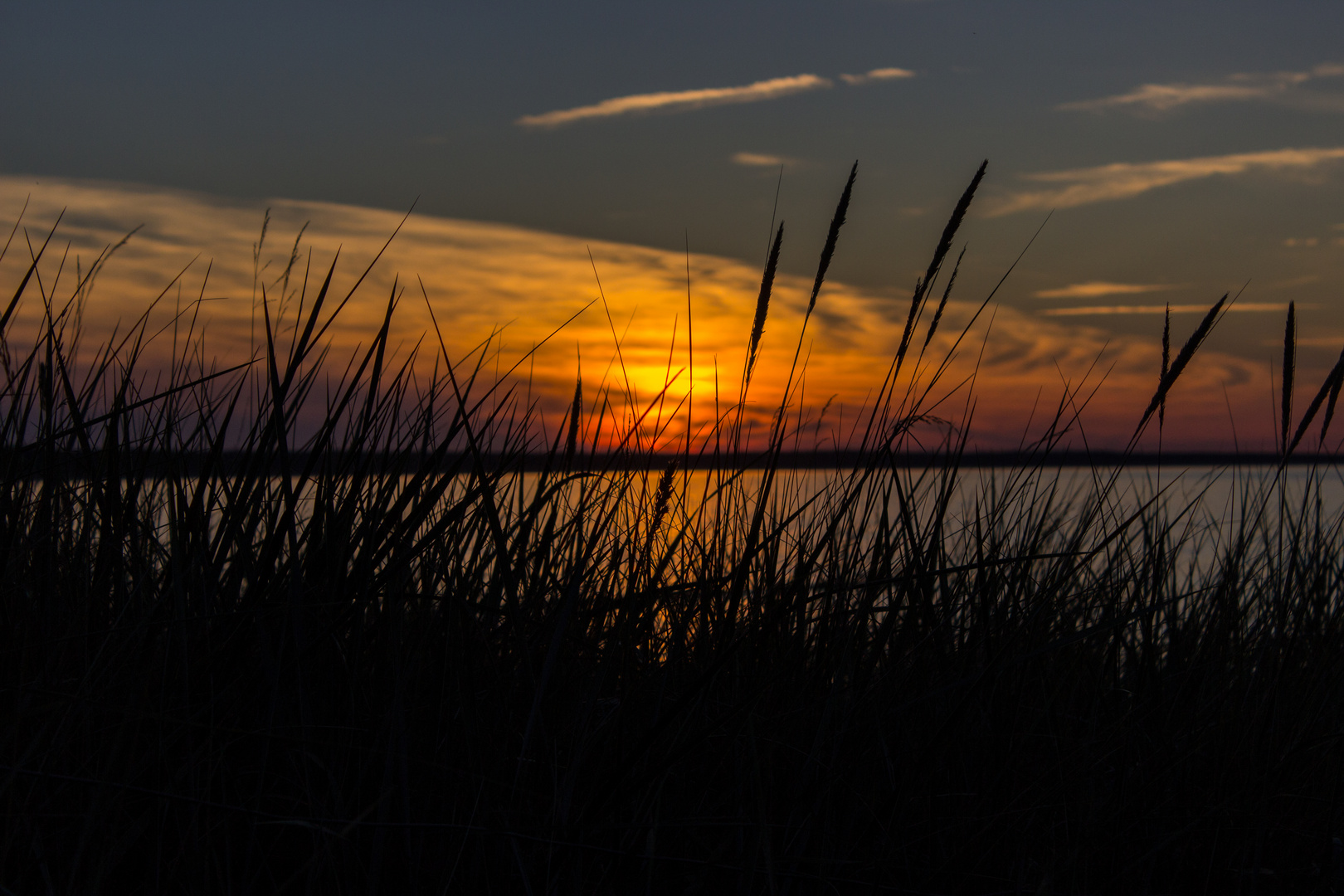 Sonnenuntergang auf Rügen