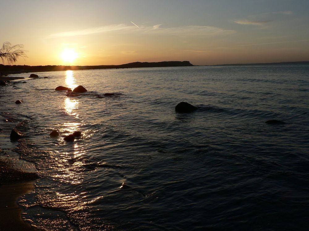 Sonnenuntergang auf Rügen