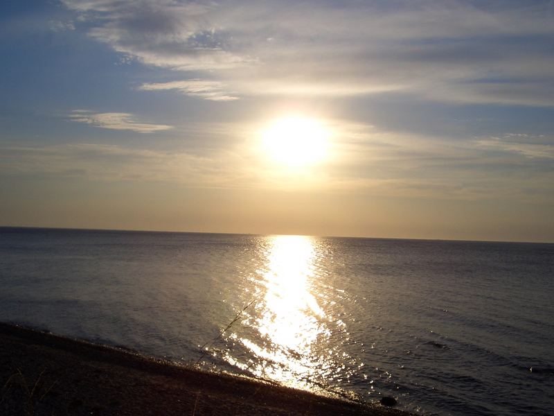 Sonnenuntergang auf Rügen...