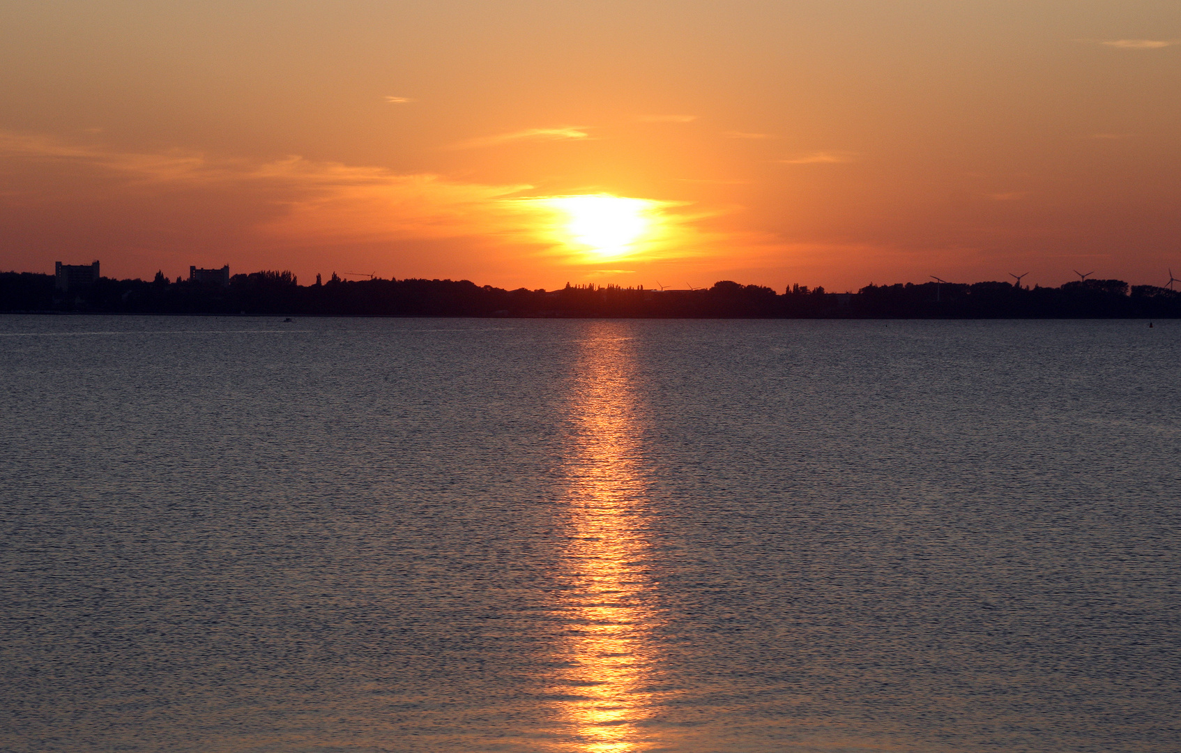 Sonnenuntergang auf Rügen