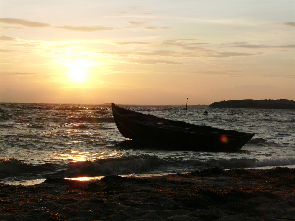 Sonnenuntergang auf Rügen