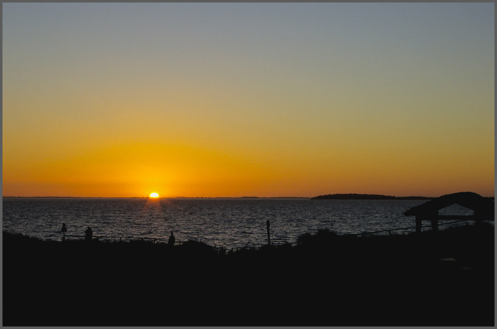 Sonnenuntergang auf Rügen