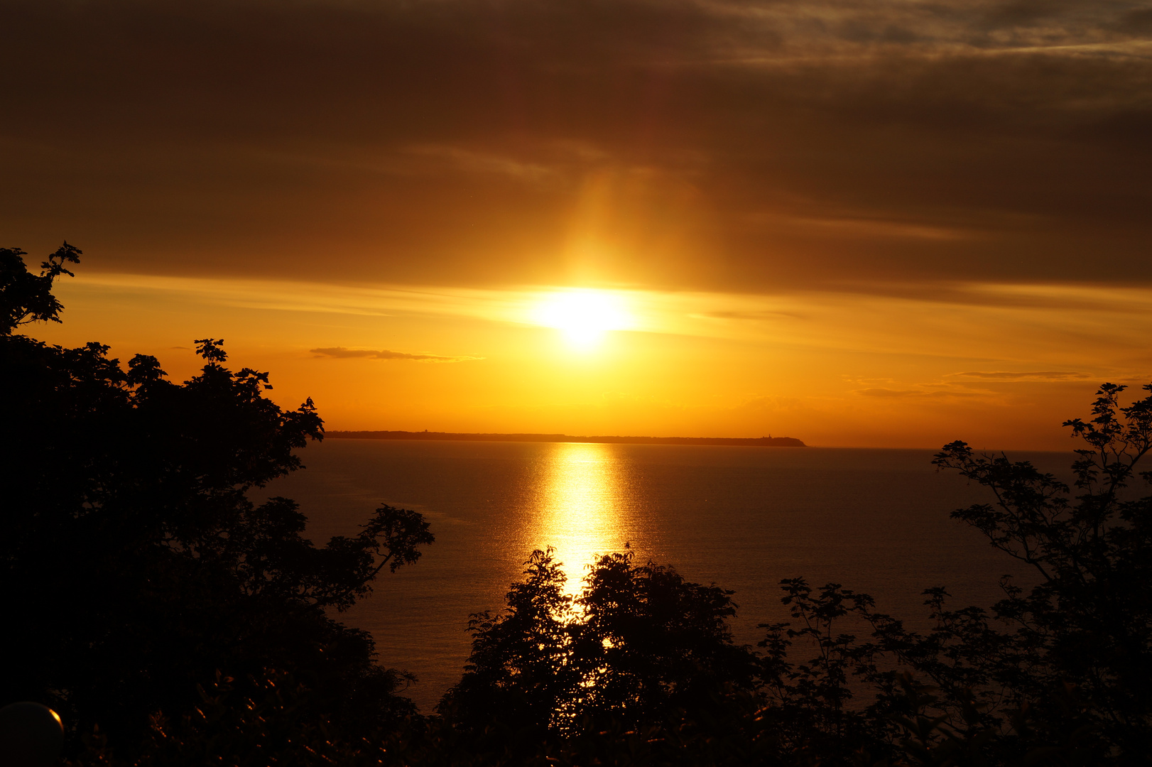 Sonnenuntergang auf Rügen