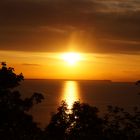 Sonnenuntergang auf Rügen