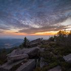 Sonnenuntergang auf rund 1.100m