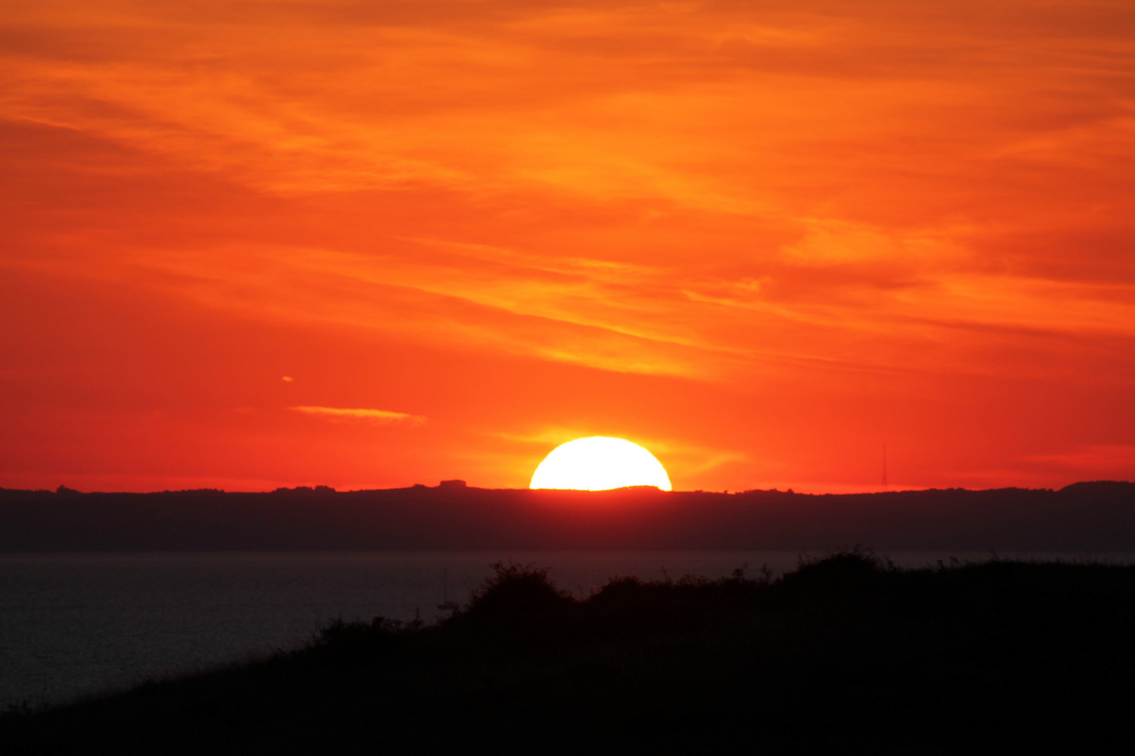 Sonnenuntergang auf Samsö