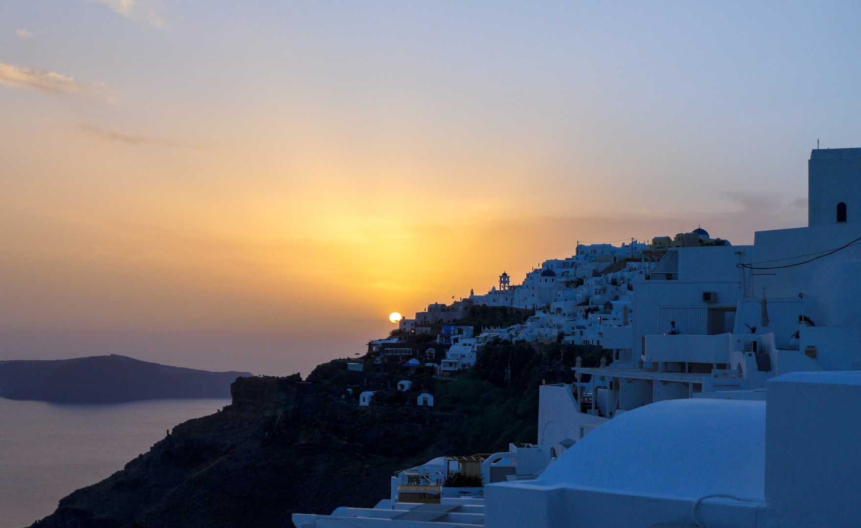 Sonnenuntergang auf Santorin