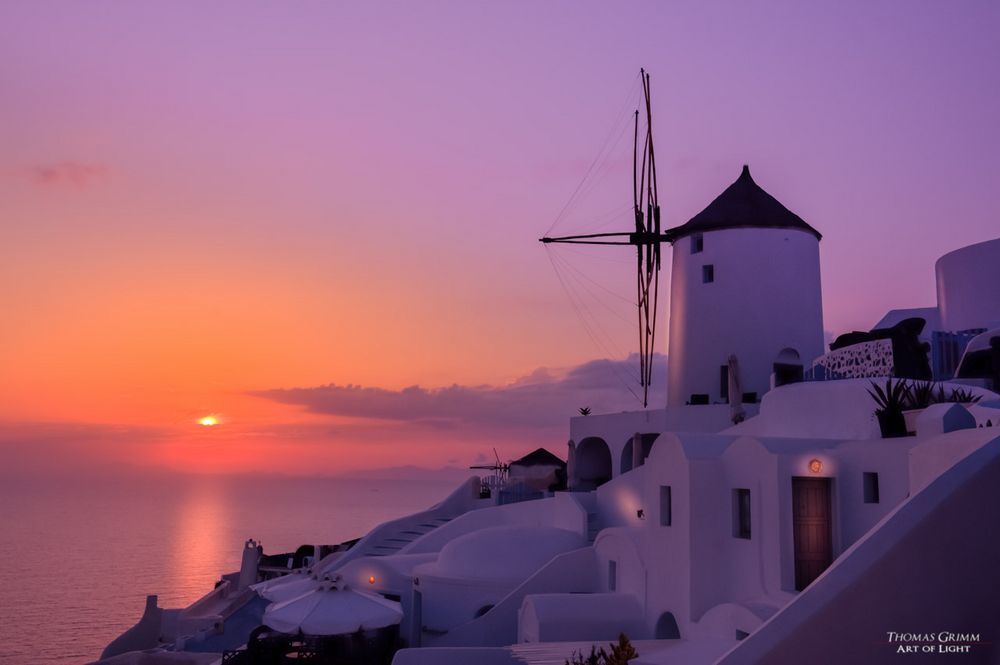 Sonnenuntergang auf Santorin