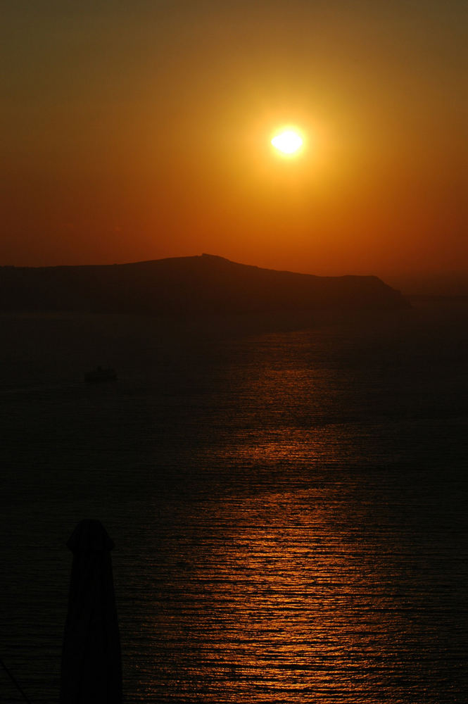 Sonnenuntergang auf Santorin